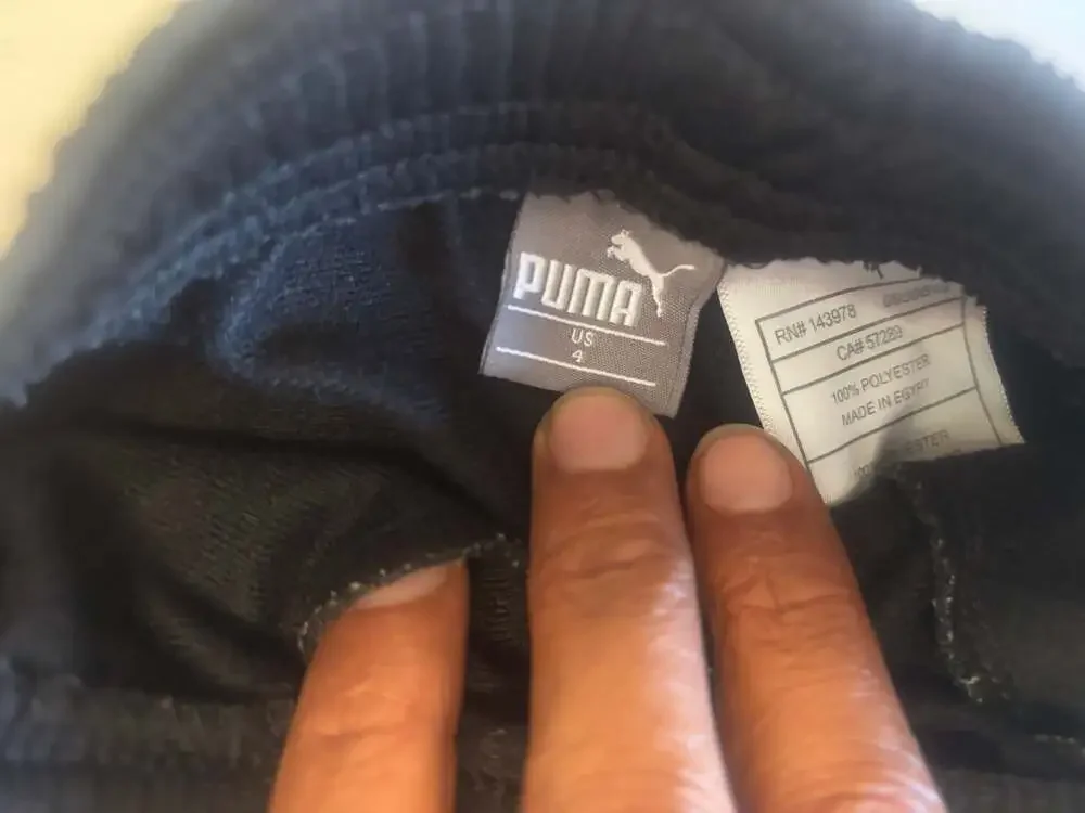 Puma Boys Black Track Pants and Nike Boys Grey Jogger Sweatpants Set